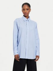Polo Ralph Lauren Koszula 211891423001 Niebieski Oversize. Niebieskie koszule damskie Polo Ralph Lauren, l, bez wzorów, z bawełny, bez kołnierzyka, bez ramiączek. Za 679.99 zł.