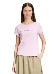 CARTOON Koszulka w kolorze jasnoróżowym rozmiar: 44. Różowe t-shirty damskie Cartoon, bez wzorów, bez kołnierzyka. Za 43.99 zł.