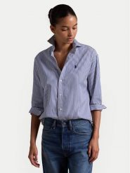 Polo Ralph Lauren Koszula 211910743015 Niebieski Regular Fit. Niebieskie koszule damskie Polo Ralph Lauren, m, bez wzorów, z bawełny, bez kołnierzyka, bez ramiączek. Za 559.99 zł.