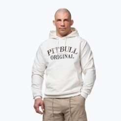 Bluza męska Pitbull Midnight Sweatshirt Hooded. Białe bluzy z kapturem męskie PITBULL, m, z bawełny. Za 249.99 zł.