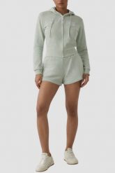 GUESS Zielona damska bluza z cyrkoniami Primula, Rozmiar XS. Zielone bluzy z kapturem damskie Guess, s. Za 499.99 zł.