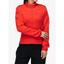 Bluza polarowa damska Columbia Sloan Crest Spacer Fleece FZ. Czerwone bluzy bez kaptura damskie Columbia, z polaru. Za 324.49 zł.