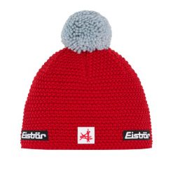 Czapka Eisbar Jamie Pompon MÜ SA. Czerwone czapki męskie Eisbar, z wełny. Za 205.51 zł.
