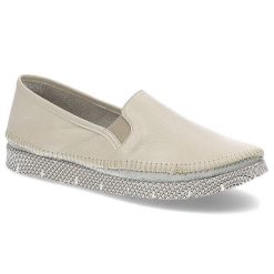 Beżowe Półbuty Maciejka Damskie Skórzane Modne Buty. Brązowe półbuty damskie Maciejka, bez wzorów, ze skóry, bez obcasa, na obcasie. Za 339.00 zł.