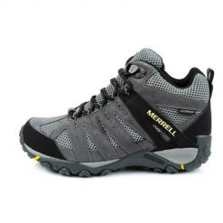 Buty do chodzenia męskie Merrell Accentor 2 Vent. Szare buty trekkingowe męskie MERRELL, z gumy, za kostkę, bez zapięcia, trekkingowe. Za 658.99 zł.
