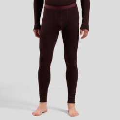 Legginsy termoaktywne męskie Odlo Merino 260 BL Bottom Long. Brązowe bielizna termoaktywna męska Odlo, m, bez wzorów, z materiału. Za 395.99 zł.