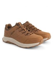 TRAVELIN' Skórzane buty turystyczne "Skagan" w kolorze jasnobrązowym rozmiar: 43. Brązowe buty trekkingowe męskie Travelin', z materiału, bez zapięcia, outdoorowe. Za 391.99 zł.