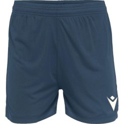 Szorty damskie Macron Acrux Hero. Niebieskie spodenki sportowe damskie Macron, l, z materiału, na fitness i siłownię. Za 129.50 zł.