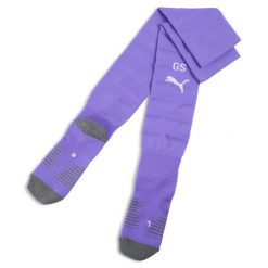 Męskie skarpety Galatasaray SK 25/26 PUMA Dark Amethyst White Purple. Białe skarpetki męskie Puma, bez wzorów, prążkowane. Za 109.00 zł.