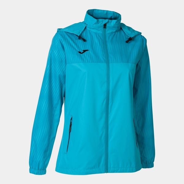 Kurtka do piłki nożnej damska Joma Montreal przeciwdeszczowa. Niebieskie kurtki damskie Joma, xl, bez kaptura. W wyprzedaży za 179.80 zł.