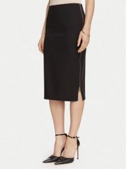 Rinascimento Spódnica ołówkowa CFC0130146003 Czarny Slim Fit. Czarne spódniczki damskie RINASCIMENTO, l, bez wzorów, z syntetyku, ołówkowe. Za 399.99 zł.
