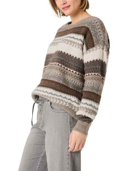 Timezone Sweter w kolorze beżowym rozmiar: M. Brązowe swetry klasyczne damskie Timezone, m, bez kołnierzyka. Za 130.50 zł.