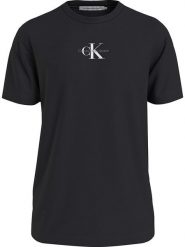 Calvin Klein Koszulka w kolorze czarnym rozmiar: S. Czarne bluzki damskie CALVIN KLEIN, s, bez wzorów, z bawełny, bez kołnierzyka. Za 126.99 zł.