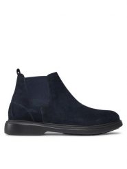 Geox Sztyblety U Ottavio U16DCC 00022 C4002 Granatowy. Niebieskie sztyblety męskie Geox, ze skóry, bez zapięcia. Za 409.99 zł.