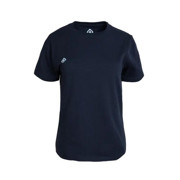 Klasyczna koszulka BRIANES W V2 z krótkim rękawem. Niebieskie t-shirty damskie IZAS, m, bez wzorów, z tkaniny, bez kołnierzyka. Za 121.70 zł.