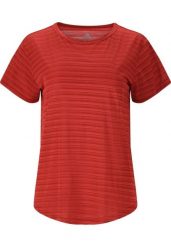 Koszulka damska Whistler Skylon. Brązowe bluzki sportowe damskie WHISTLER, bez wzorów, z elastanu, bez kołnierzyka. Za 89.99 zł.