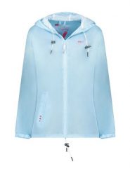 Geographical Norway Kurtka przejściowa w kolorze błękitnym rozmiar: L. Niebieskie kurtki damskie Geographical Norway, l, bez wzorów, bez kaptura. Za 87.81 zł.