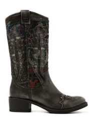 Lazamani Kozaki ze wzorem rozmiar: 37. Kozaki damskie Lazamani, z materiału, bez obcasa. Za 347.99 zł.