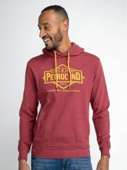 Petrol Industries Bluza M-1030-SWH302 Czerwony Regular Fit. Czerwone bluzy bez kaptura męskie Petrol Industries, m, z bawełny. Za 229.99 zł.