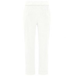 Spodnie Deha Corduroy Pleated Pants Damskie. Białe spodnie materiałowe damskie Deha, bez wzorów, z bawełny, casualowe. Za 484.99 zł.