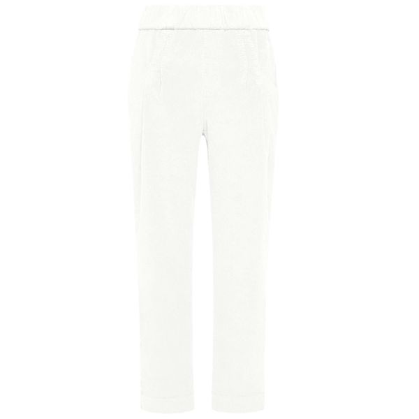 Spodnie Deha Corduroy Pleated Pants Damskie. Białe spodnie materiałowe damskie Deha, bez wzorów, z bawełny, casualowe. Za 484.99 zł.