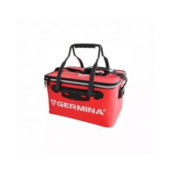 Torba wędkarska EVA Germina pojemna 36x25x20 cm WODOSZCZELNA. Czerwone torebki klasyczne damskie GERMINA, bez wzorów, bez dodatków. Za 82.43 zł.