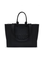 TOUS Torebka Shopper Xl. Amaya T La Rue New 2002025851 Czarny. Czarne shopper bag damskie Tous, bez wzorów, ze skóry, bez dodatków. Za 849.99 zł.