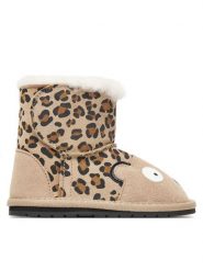 EMU Australia Śniegowce Cheetah Walker B11105 Brązowy. Brązowe kozaki dziewczęce Emu Australia, bez wzorów, ze skóry, bez obcasa. Za 259.99 zł.
