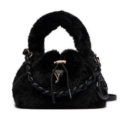 Torebka Guess. Czarne torebki klasyczne damskie Guess, z aplikacjami, bez dodatków. Za 264.99 zł.