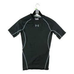 Second life - T-shirt męski HeatGear Under Armour - Stan bardzo dobry. Czarne t-shirty męskie Under Armour, l, bez wzorów, z materiału, bez kołnierzyka. Za 85.16 zł.