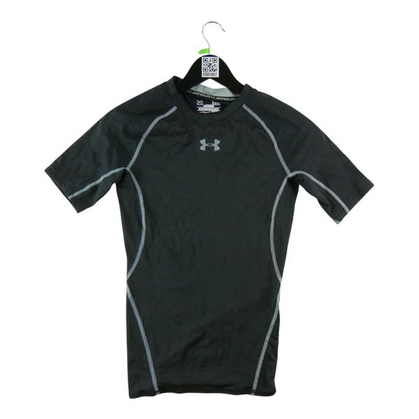 Second life - T-shirt męski HeatGear Under Armour - Stan bardzo dobry. Czarne t-shirty męskie Under Armour, l, bez wzorów, z materiału, bez kołnierzyka. Za 85.16 zł.