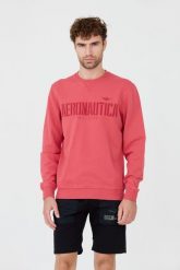 AERONAUTICA MILITARE Różowa bluza. Czerwone bluzy bez kaptura męskie AERONAUTICA MILITARE, m. W wyprzedaży za 409.99 zł.