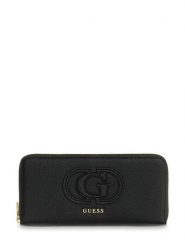 Guess Portfel Isola Slg SWBG99 05146 Czarny. Czarne portfele damskie Guess, z aplikacjami, ze skóry. Za 264.99 zł.