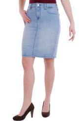LEE PENCIL SKIRT DAMSKA SPÓDNICA JEANSOWA PALE RIDER L38GRKXS 112108203. Spódniczki damskie Lee, l, bez wzorów, z jeansu. Za 169.99 zł.