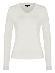 More & More Koszulka w kolorze białym rozmiar: 44. Białe bluzki damskie MORE & MORE, s, bez wzorów, z koronki, klasyczne, bez kołnierzyka, bez ramiączek. Za 60.99 zł.