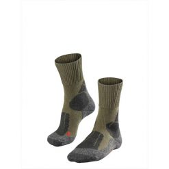 Skarpetki Falke TK1. Zielone skarpetki męskie Falke, bez wzorów, z elastanu. Za 167.00 zł.