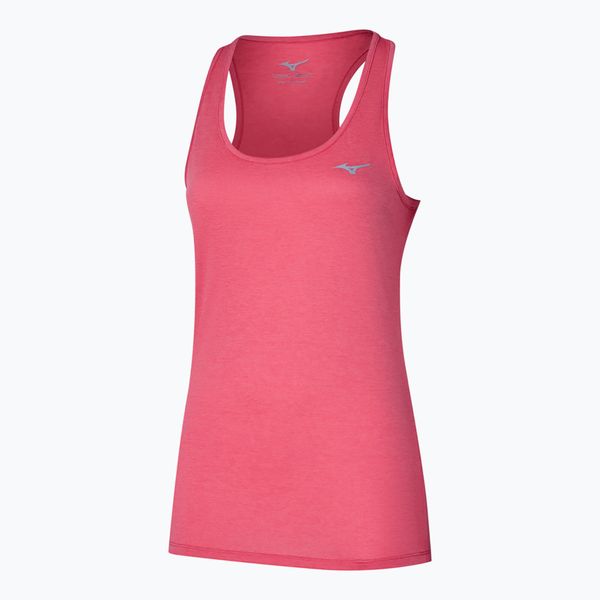 Koszulka do biegania damska Mizuno Impulse Core Tank. Czerwone t-shirty damskie Mizuno, s, bez wzorów, ze skóry, bez ramiączek. Za 57.99 zł.