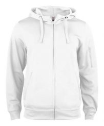 Clique Basic Active Hoody Full Zip – bluza z kapturem, 100% poliester. Białe bluzy z kapturem męskie CLIQUE, l, z poliesteru. Za 196.79 zł.