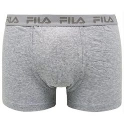Fila Bokserki Męskie 3-pack Szary, S. Szare bokserki męskie Fila, bez wzorów, z bawełny. Za 131.99 zł.