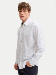 Jack & Jones Koszula Henry 12289197 Biały Regular Fit. Białe koszule męskie Jack & Jones, m, bez wzorów, z bawełny, bez kołnierzyka, bez ramiączek. Za 159.99 zł.