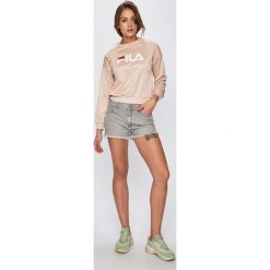 Fila - Bluza. Czerwone bluzy bez kaptura damskie Fila, l, z dzianiny. W wyprzedaży za 199.90 zł.