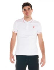 Męska koszulka polo z krótkim rękawem Leone 1947 Apparel Bold Color. Białe koszulki polo męskie LEONE 1947 APPAREL, l, bez wzorów, z bawełny, bez ramiączek. Za 105.21 zł.