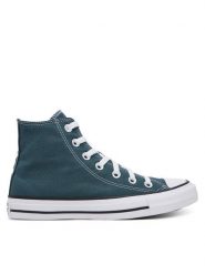 Converse Trampki Chuck Taylor All Star Hi A10536C Zielony. Zielone trampki i tenisówki męskie Converse, bez wzorów, z materiału, bez zapięcia. Za 299.99 zł.