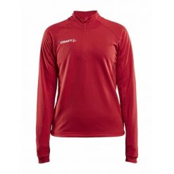 Koszulka treningowa damska Craft Evolve. Czerwone t-shirty damskie Craft, m, bez wzorów, z materiału, bez kołnierzyka. Za 234.00 zł.