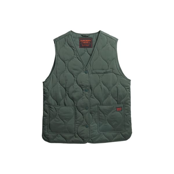 Kurtka damska Superdry Quilted Lite. Zielone kurtki damskie Superdry., bez wzorów, bez kaptura. W wyprzedaży za 314.00 zł.
