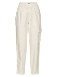 Camel Active Spodnie w kolorze kremowym rozmiar: W29/L32. Brązowe spodnie materiałowe damskie Camel Active, bez wzorów, z materiału. Za 217.99 zł.