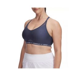 Biustonosz Under Armour Crossback Low Bra. Czarne biustonosze sportowe damskie Under Armour, bez wzorów, z elastanu. Za 145.80 zł.