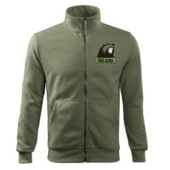 Bluza z haftowanym logiem Wild Camp L. Zielone bluzy bez kaptura męskie WILD CAMP, l. Za 160.00 zł.