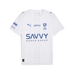 Męska koszulka wyjazdowa Al-Hilal SFC 25/26 PUMA. Białe t-shirty sportowe męskie Puma, m, bez ramiączek, do biegania. Za 429.00 zł.