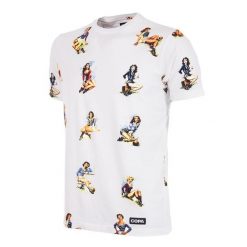 Koszulka dla dorosłych - Calcio Donna - Biały. Białe t-shirty sportowe męskie COPA FOOTBALL, s, bez ramiączek, do piłki nożnej. Za 211.91 zł.